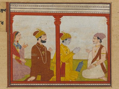 Illustration from a Madhu-Malati Series, c.1799 by Indian School